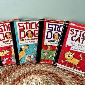 Stick Dog & Stick Cat Book Set